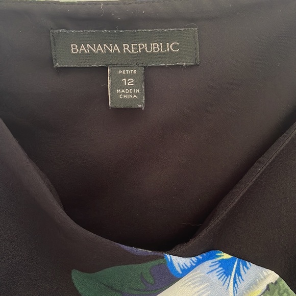 Banana Republic Asymmetrical Floral Dress - Picture 2 of 2